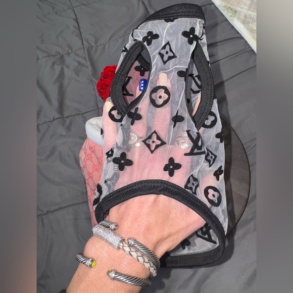 💥SALE💥Luxury-Inspired Dog Outfit Set | Size XS / Small | Cozy Jacket + Mesh Top - Picture 5 of 16